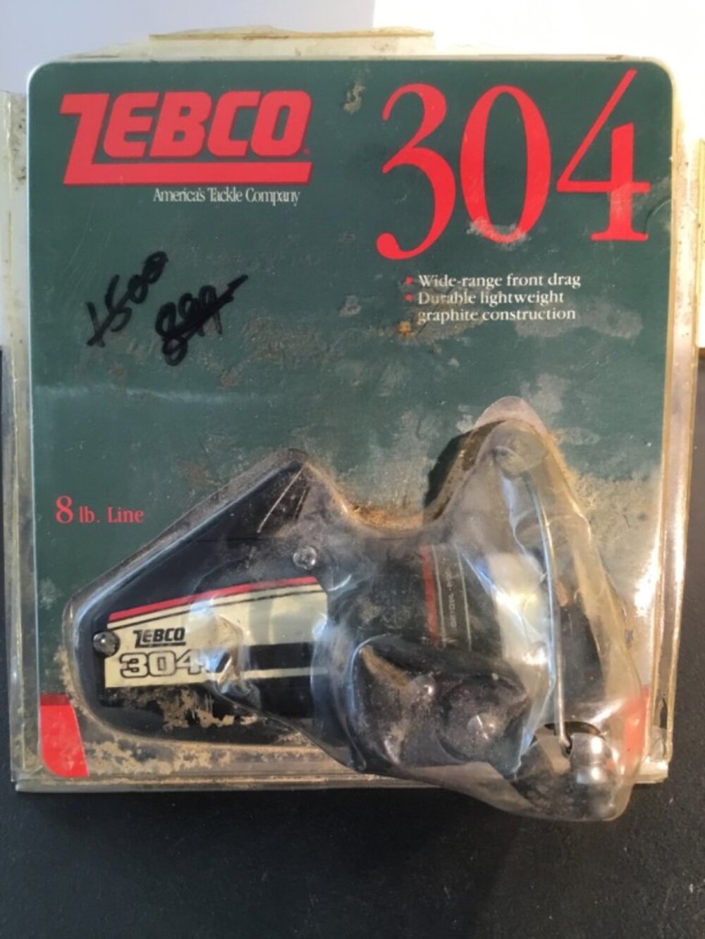 Zebco 304 Spinning Reel 8lbs Line - Vintage Sealed in Package==ALL ORIGINAL== - Picture 12 of 12